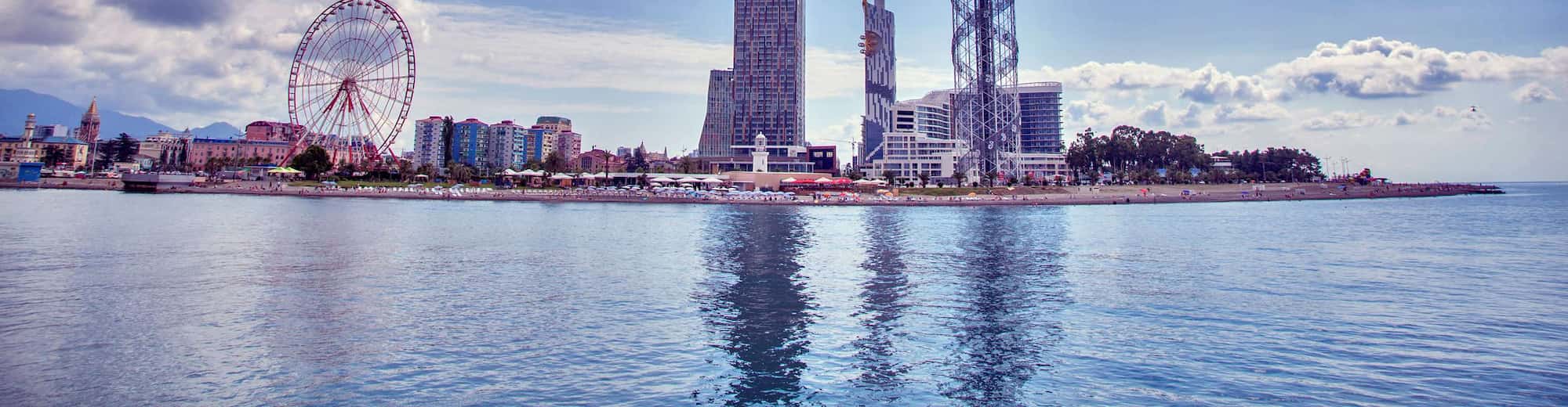 Destination Pages - Skyline and water in Georgia