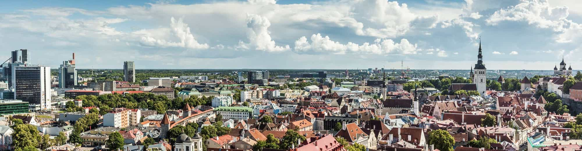 Pagine sulla destinazione - Vista panoramica di Tallinn