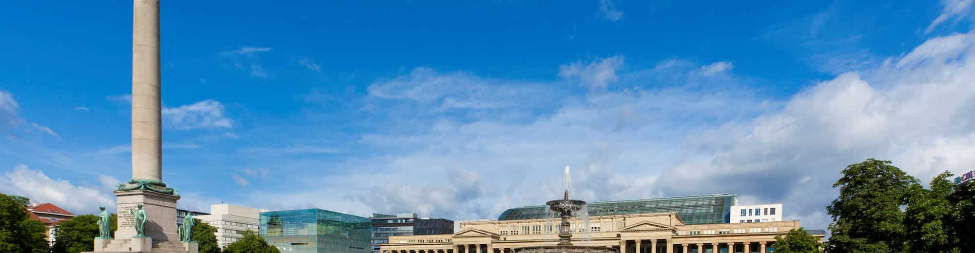 Reiseziel-Seiten – Schlossplatz in Stuttgart