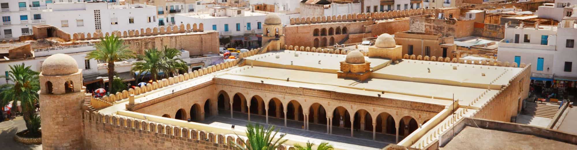 Destination Pages - Aerial City and Harbor View in Sousse