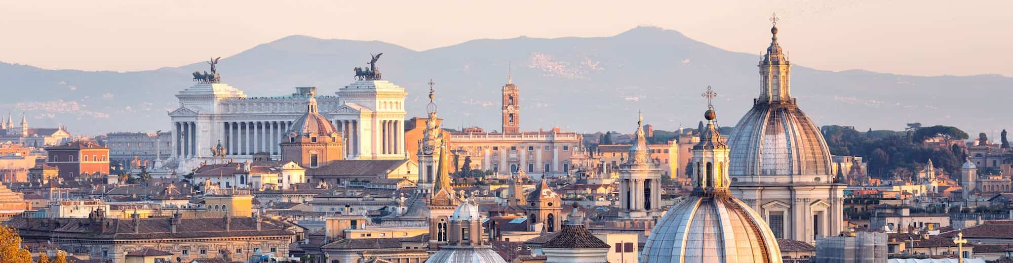 Pagine sulla destinazione - Vista panoramica all'ultimo piano di Roma