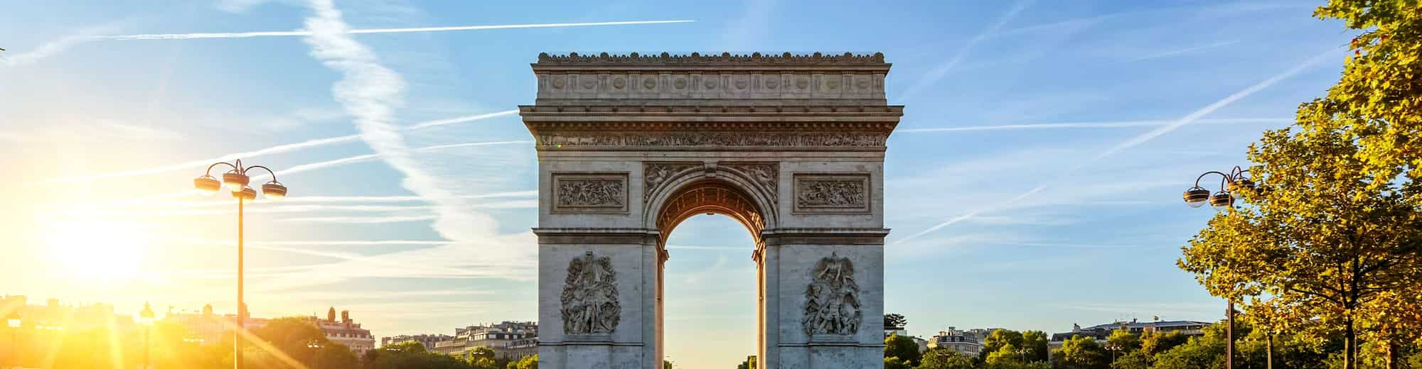 Reiseziel-Seiten – Arc de Triomphe, Paris