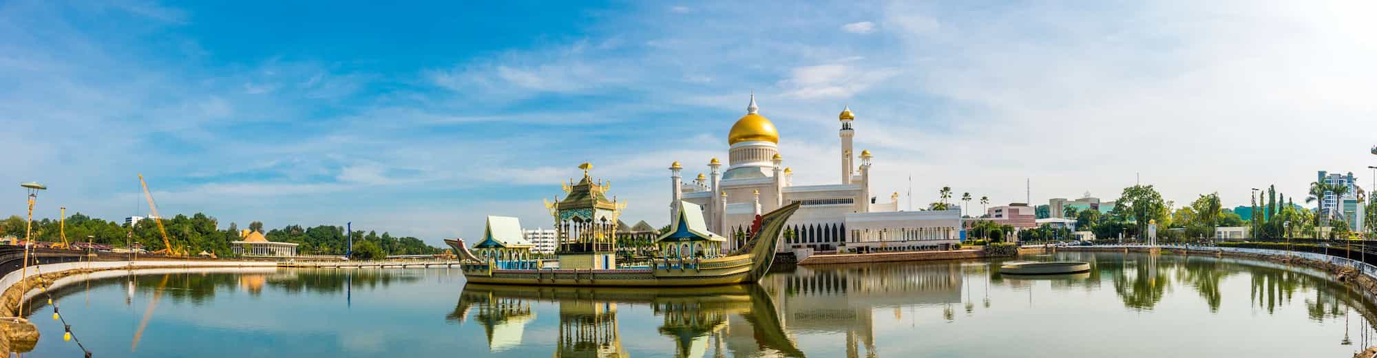 Reiseziel-Seiten – Sultan-Omar-Ali-Saifuddin-Moschee, Bandar Seri Begawan