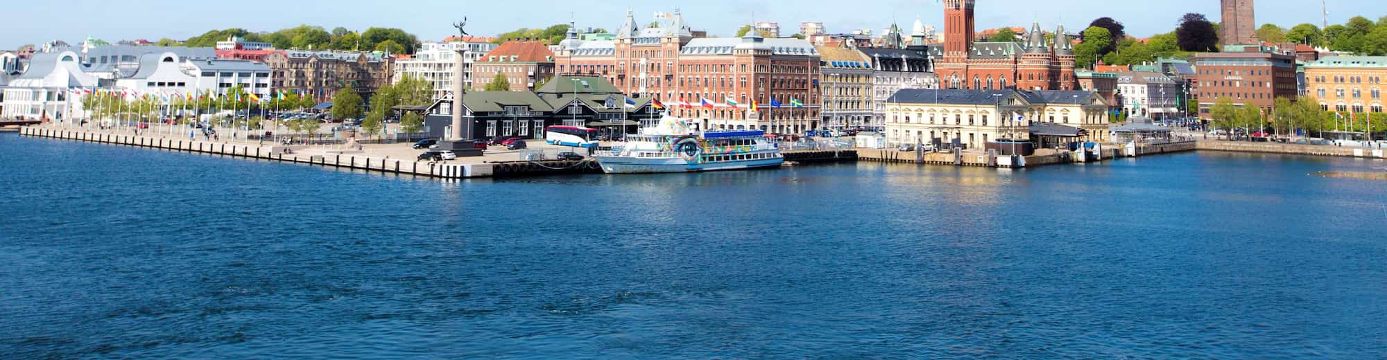 Destination Pages - Aerial City View Helsingborg