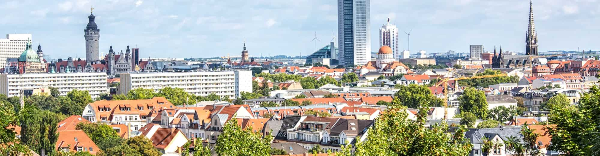 Bestemmingspagina’s – Luchtfoto van Leipzig