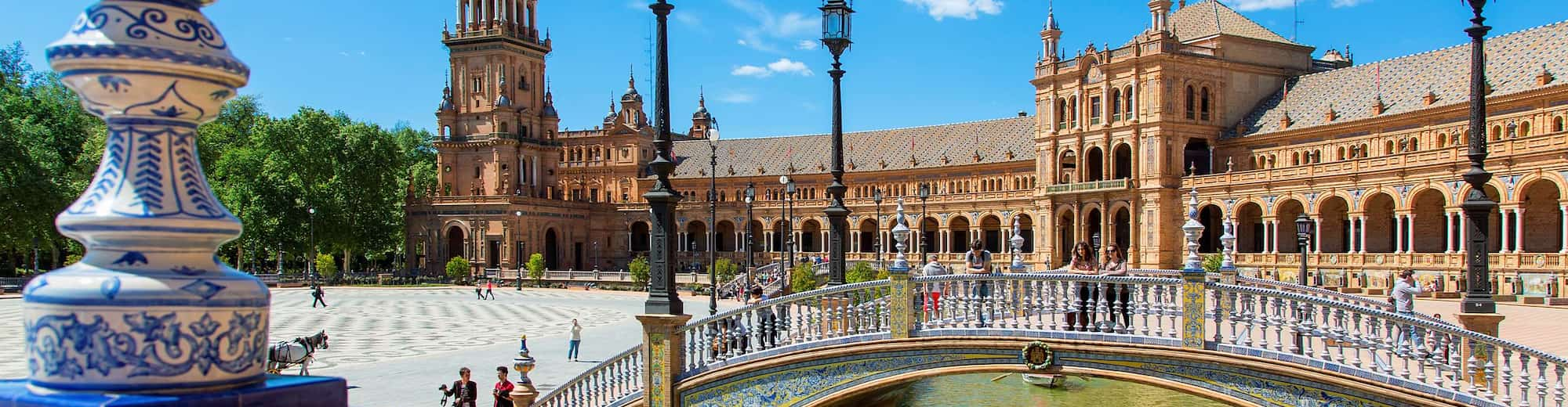 Zielseiten - Plaza de España, Sevilla