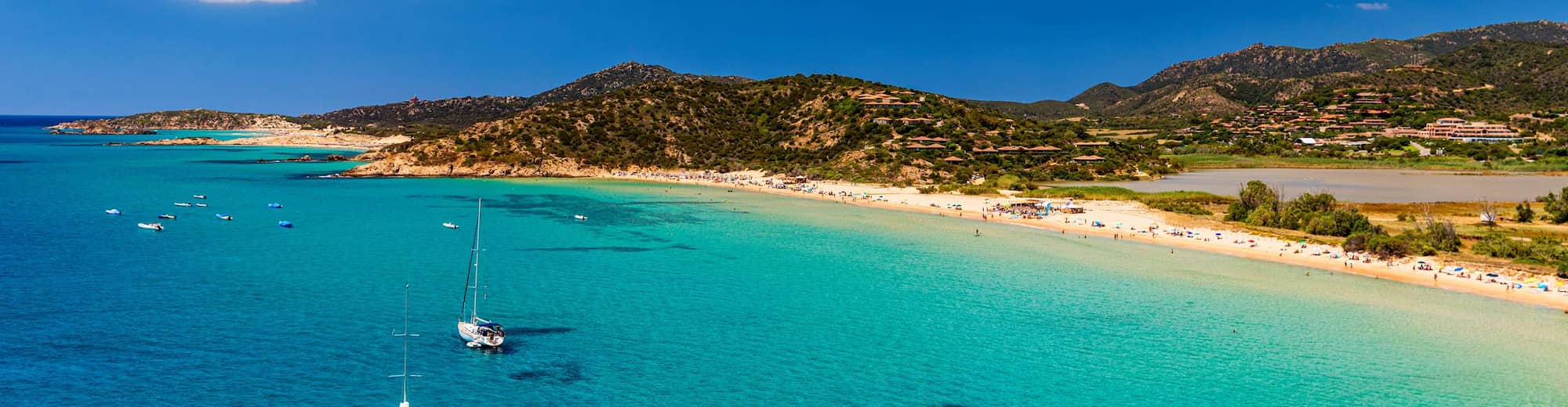 Reisezielseiten - Spaggia di Chia, Sardinien, Italien