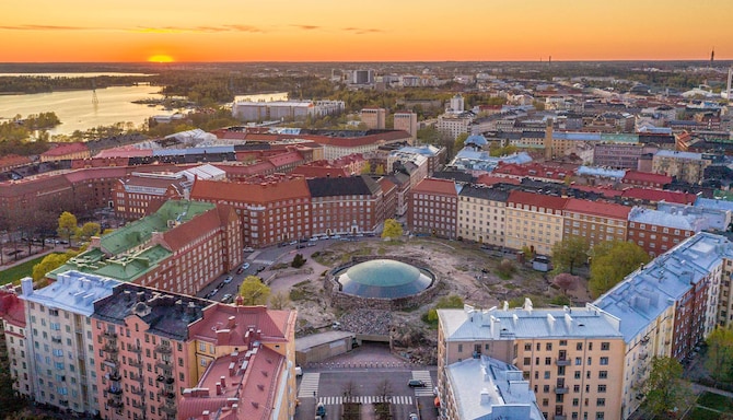 Helsinki aerial view, Finland