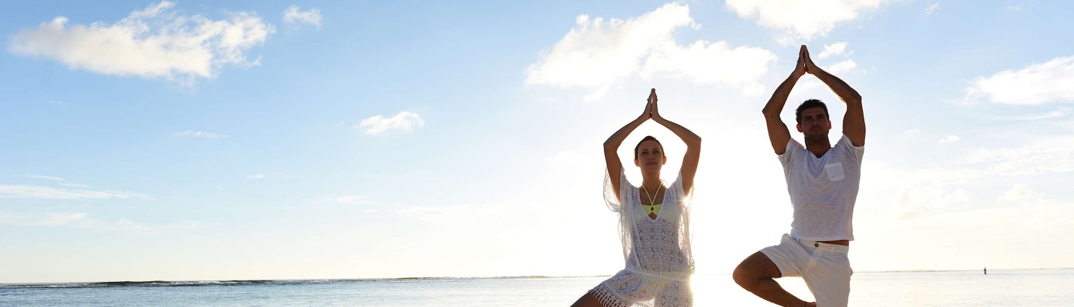 Destination Pages - Africa - Mauritius - Yoga Couple
