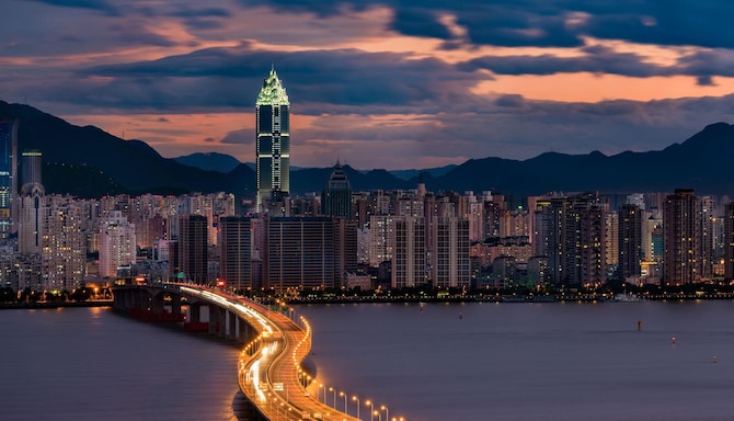 Wenzhou at night