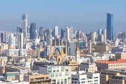 Destination Pages - Skyline and mosque in Lebanon