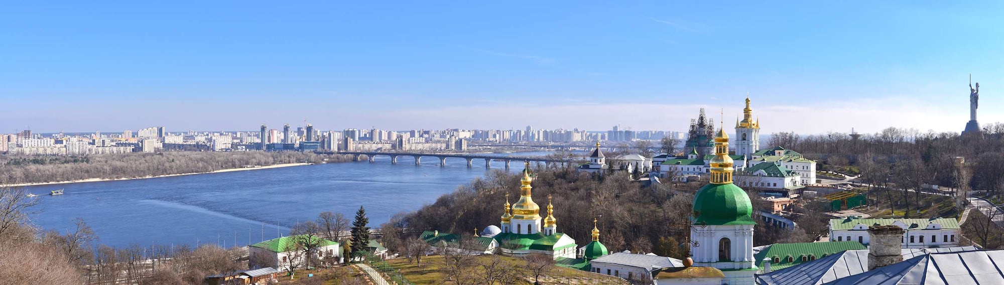 Destination Pages - Skyline of a city in Ukraine