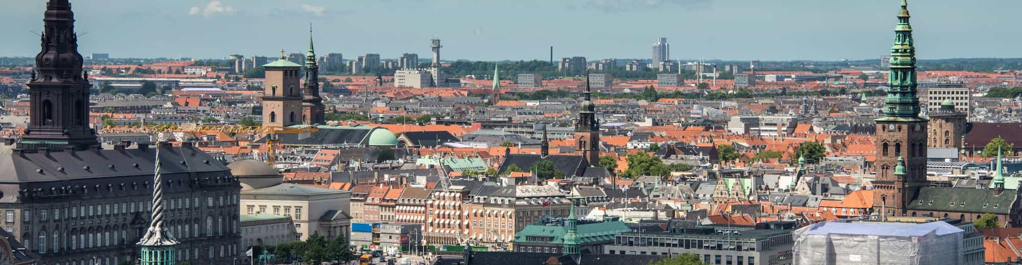 Destination Pages - Aerial city view in Denmark