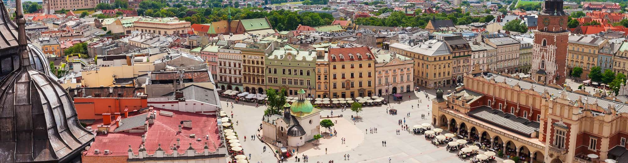 Destinationssidor – Marknadstorg och fågelperspektiv i Poland