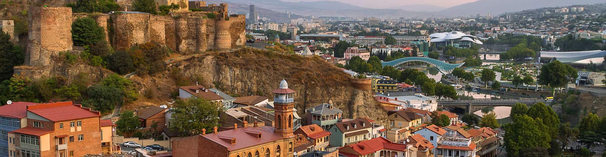 Destination Pages - Aerial City View of Tbilisi