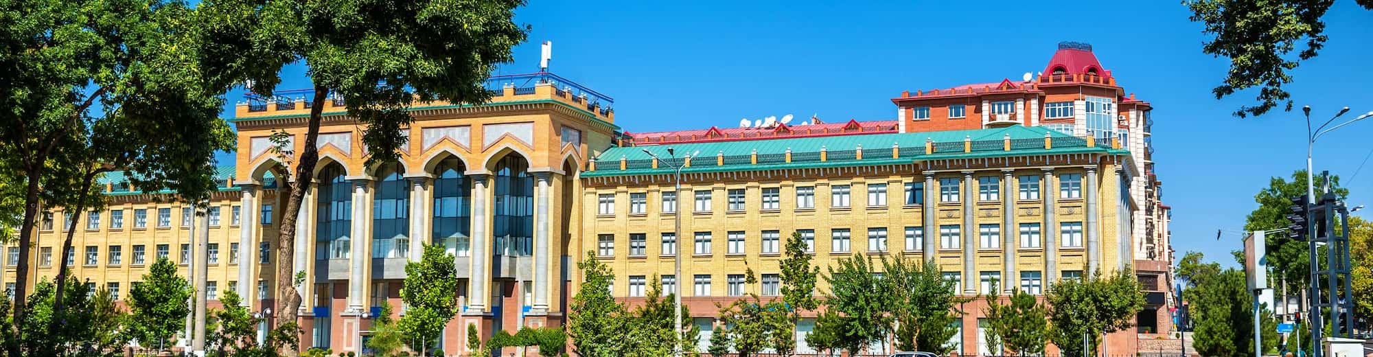 Destinasyon Sayfaları - Taşkent'te Şehir Sokak Manzarası