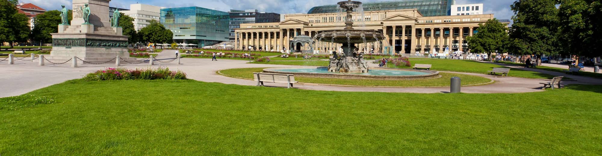Destination Pages - The Schlossplatz City Square in Stuttgart