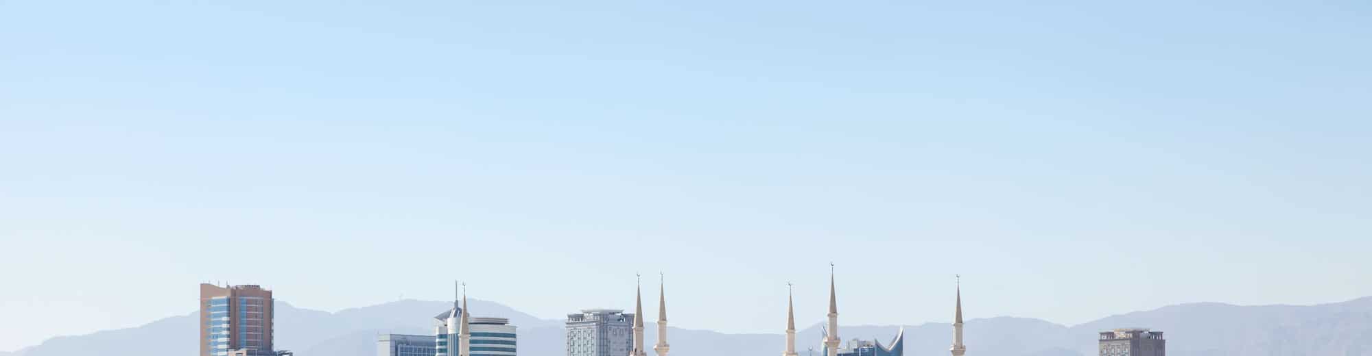 目的地頁面 - 富吉拉的城市鳥瞰圖和清真寺景致