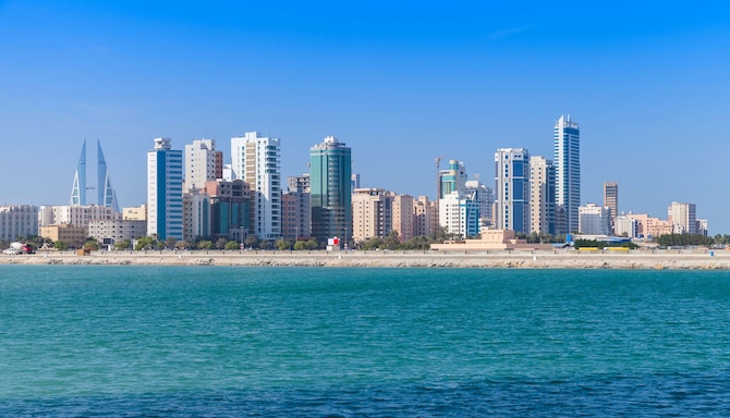Pagine sulla destinazione - Skyline di Manama, in Bahrein