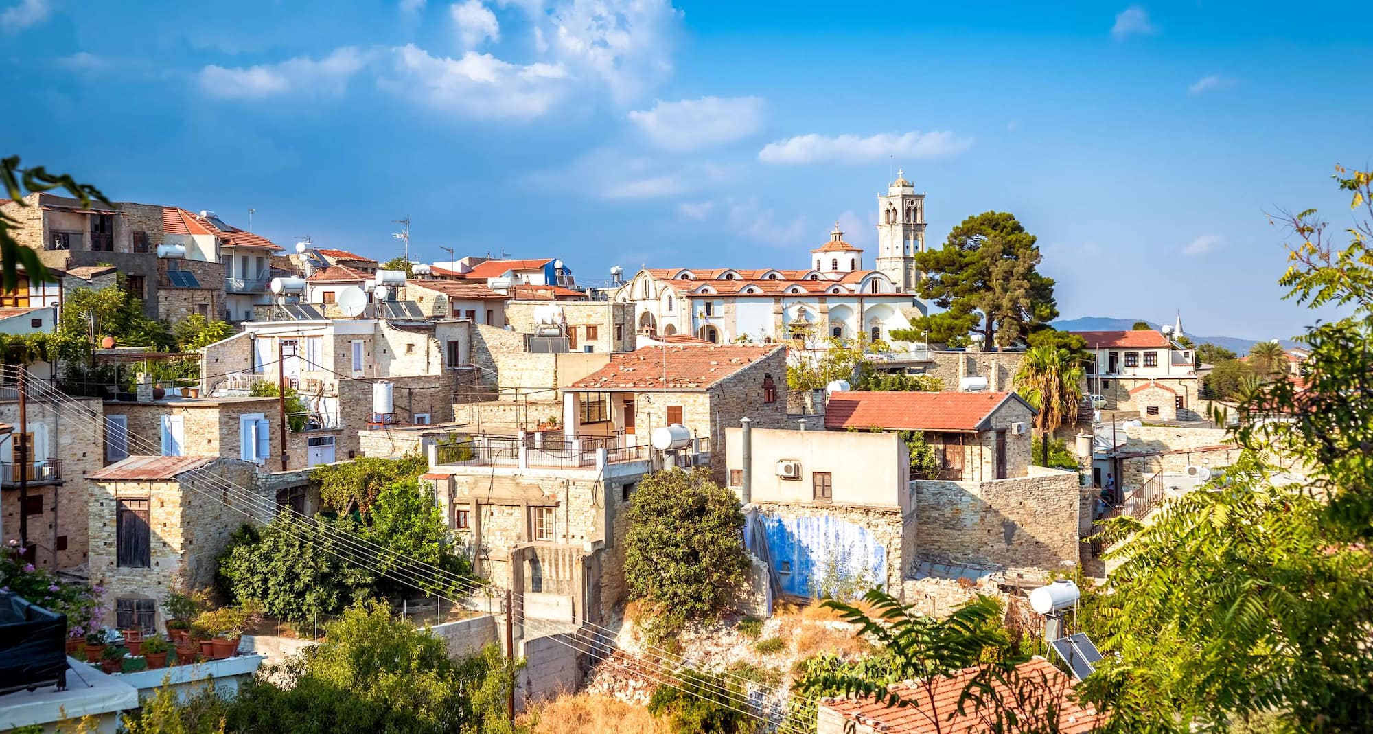 Destination Pages - Aerial Rooftop View Larnaca