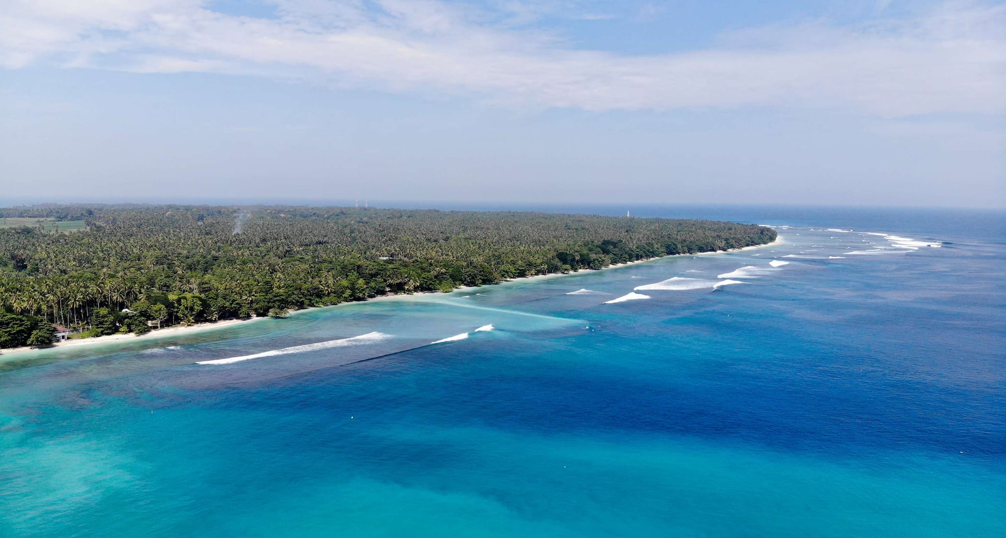 Coastline of Bandar Lampung, Indonesia