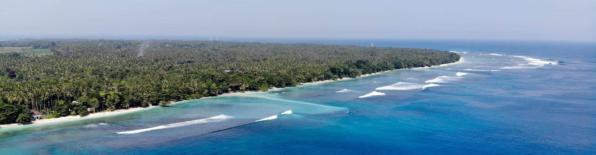 Kystlinje for Bandar Lampung, Indonesien
