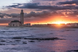 Destination Pages - Sunset over Casablanca