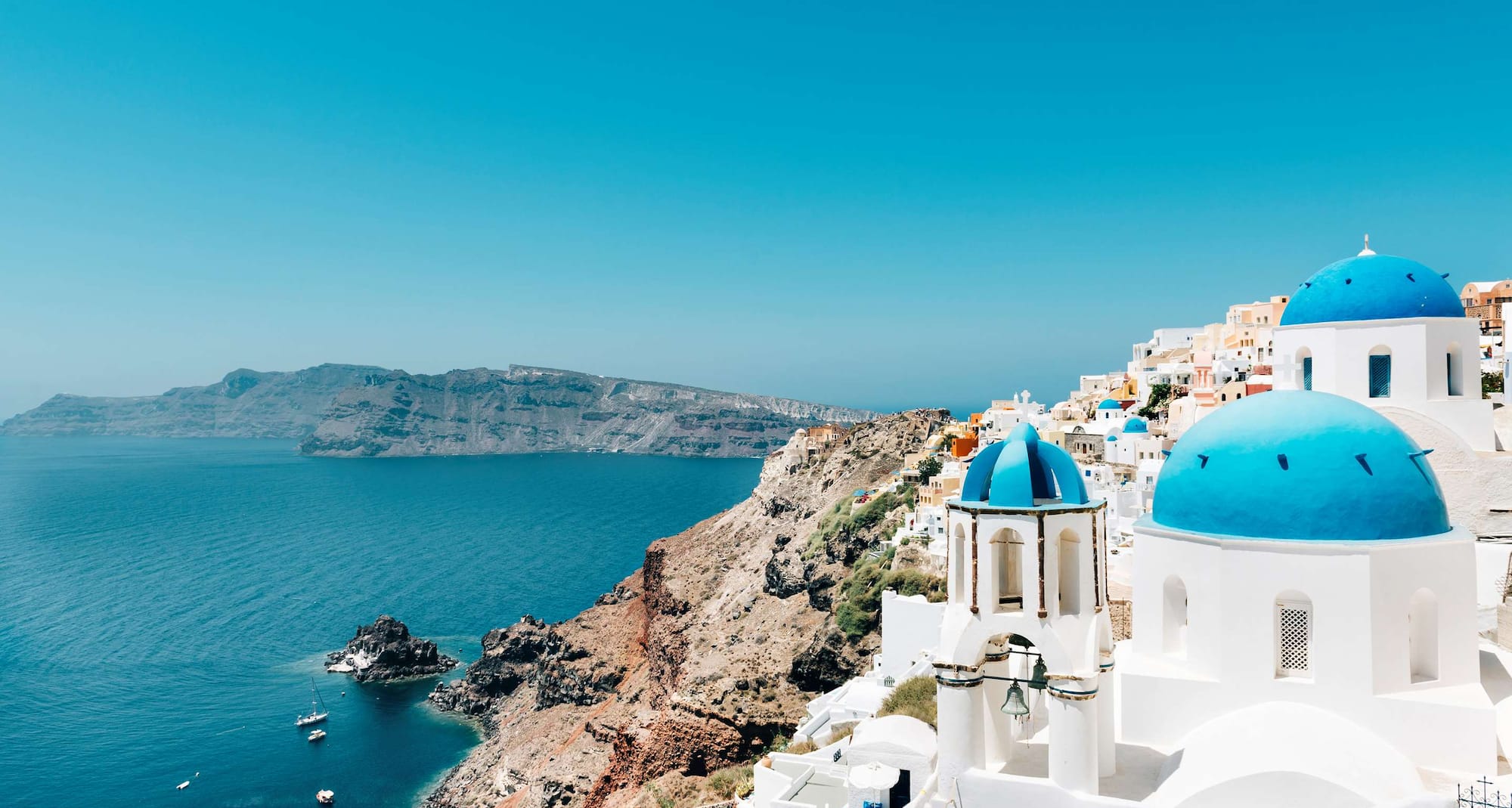 Destination Pages - Santorini View