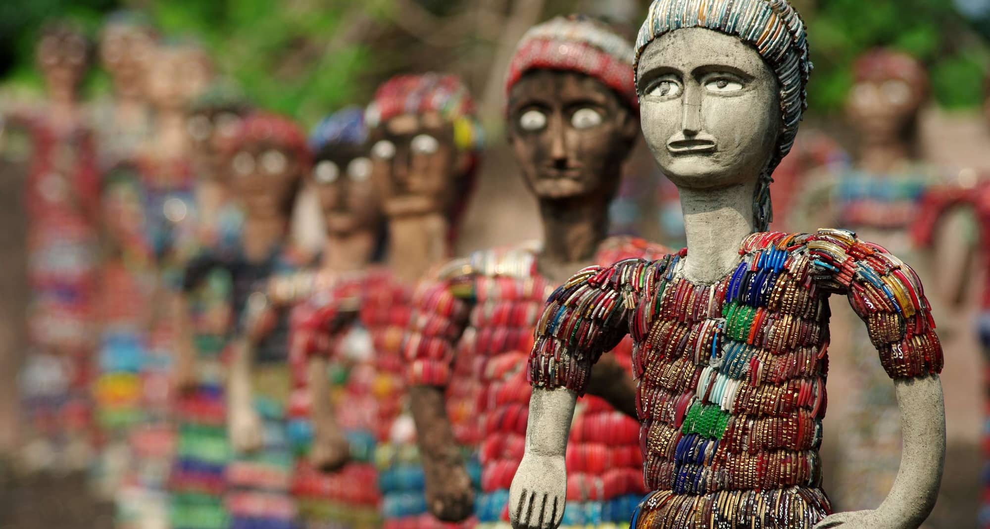 Rock Garden- A refreshing moment in Chandigarh’s artistic oasis.