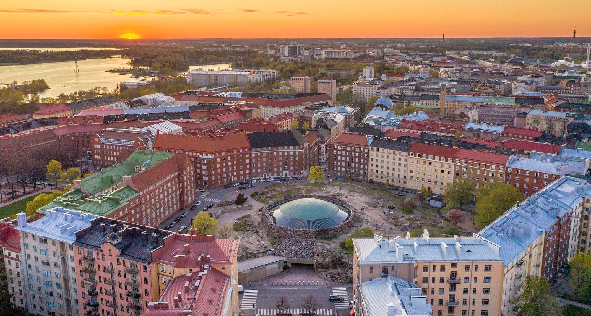 Helsinki aerial view, Finland
