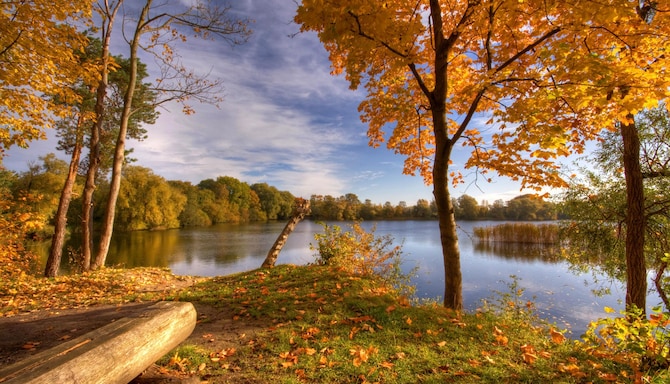 Taastrup lake view