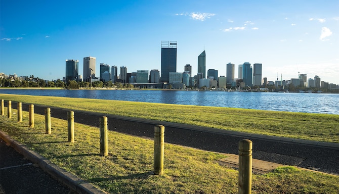 City skyline Perth Australia