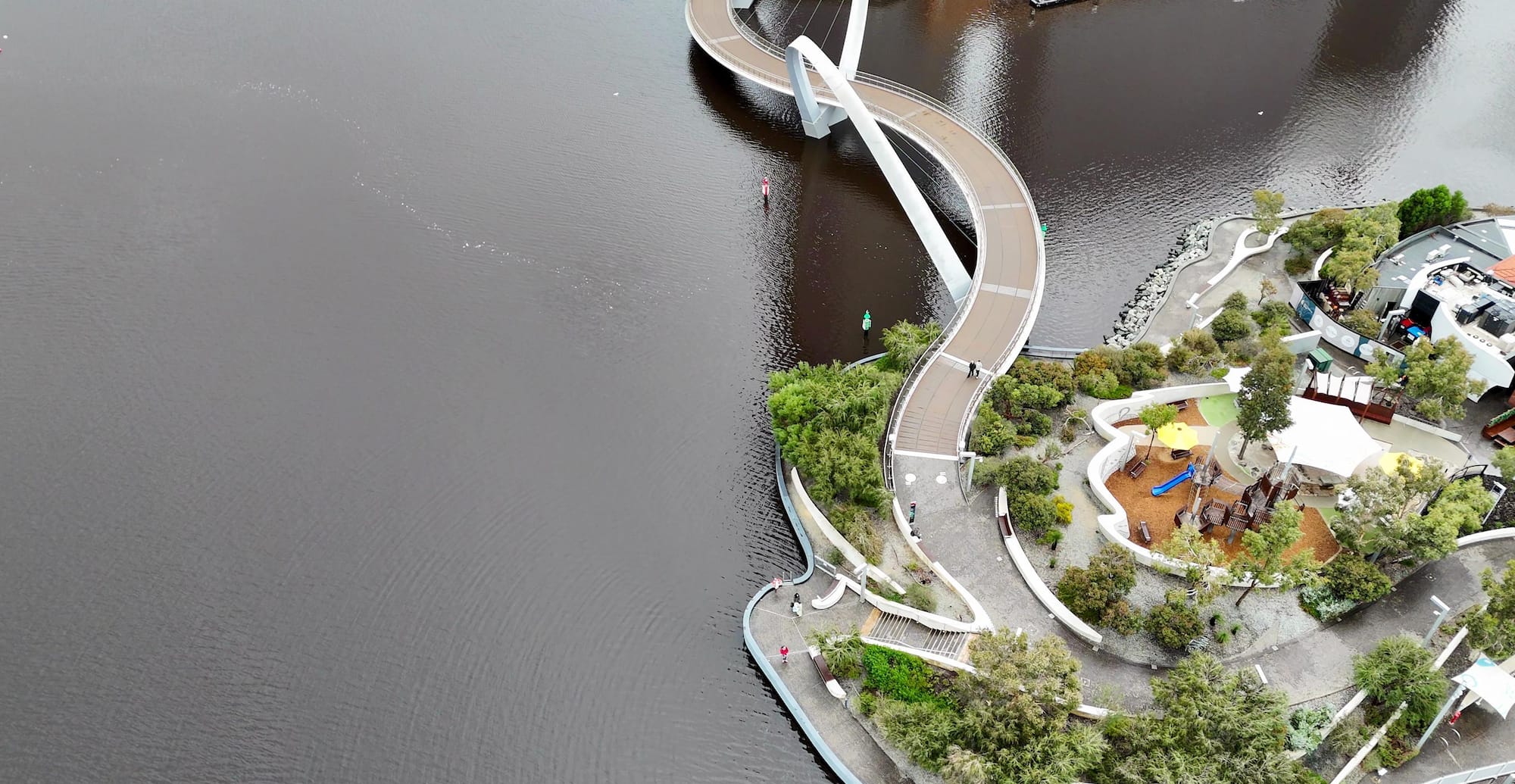 Elizabeth Quay brigde Perth Australia