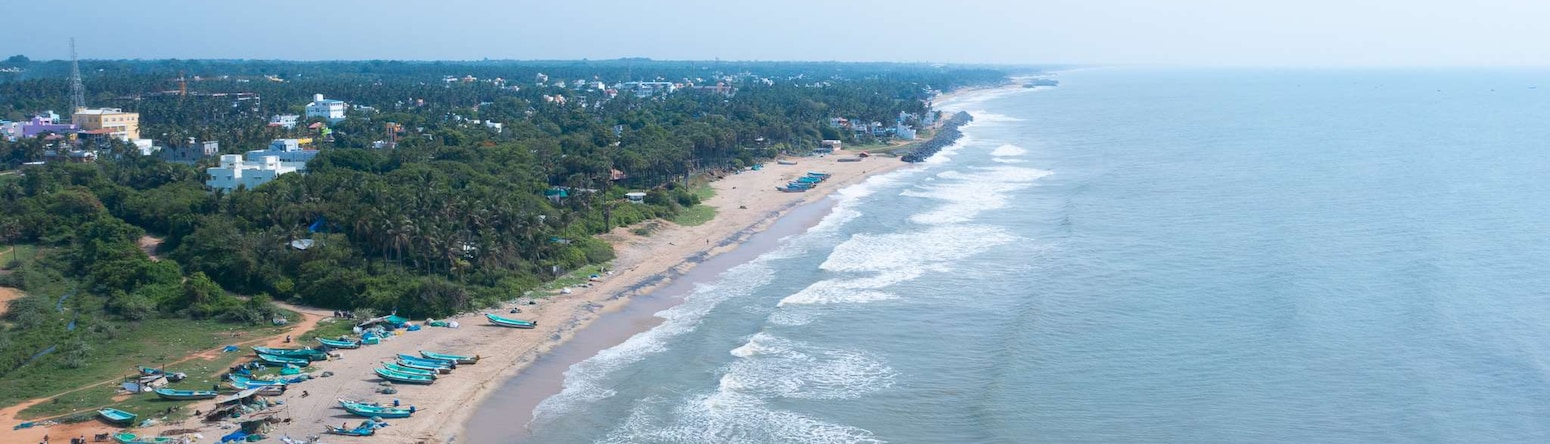 Destination Pages - South Asia - Pondicherry, India - Beach