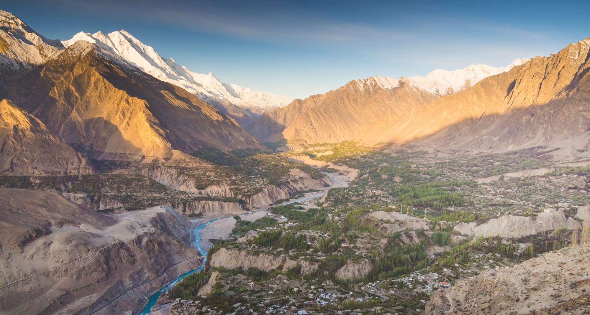 Where the mountains embrace the skies