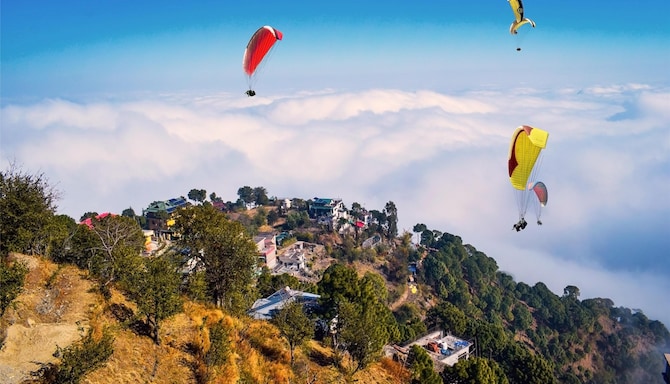 Paragliding into the heart of the Himalayas