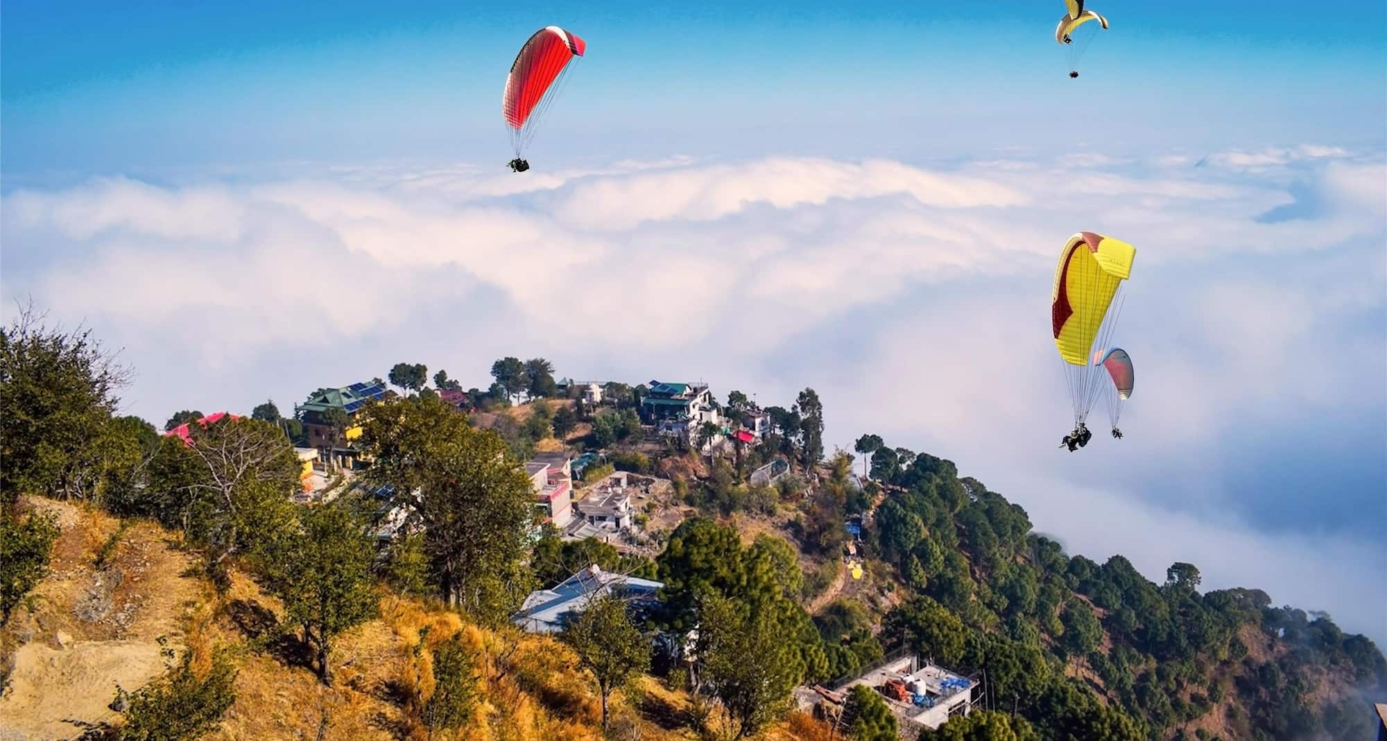 Paragliding into the heart of the Himalayas