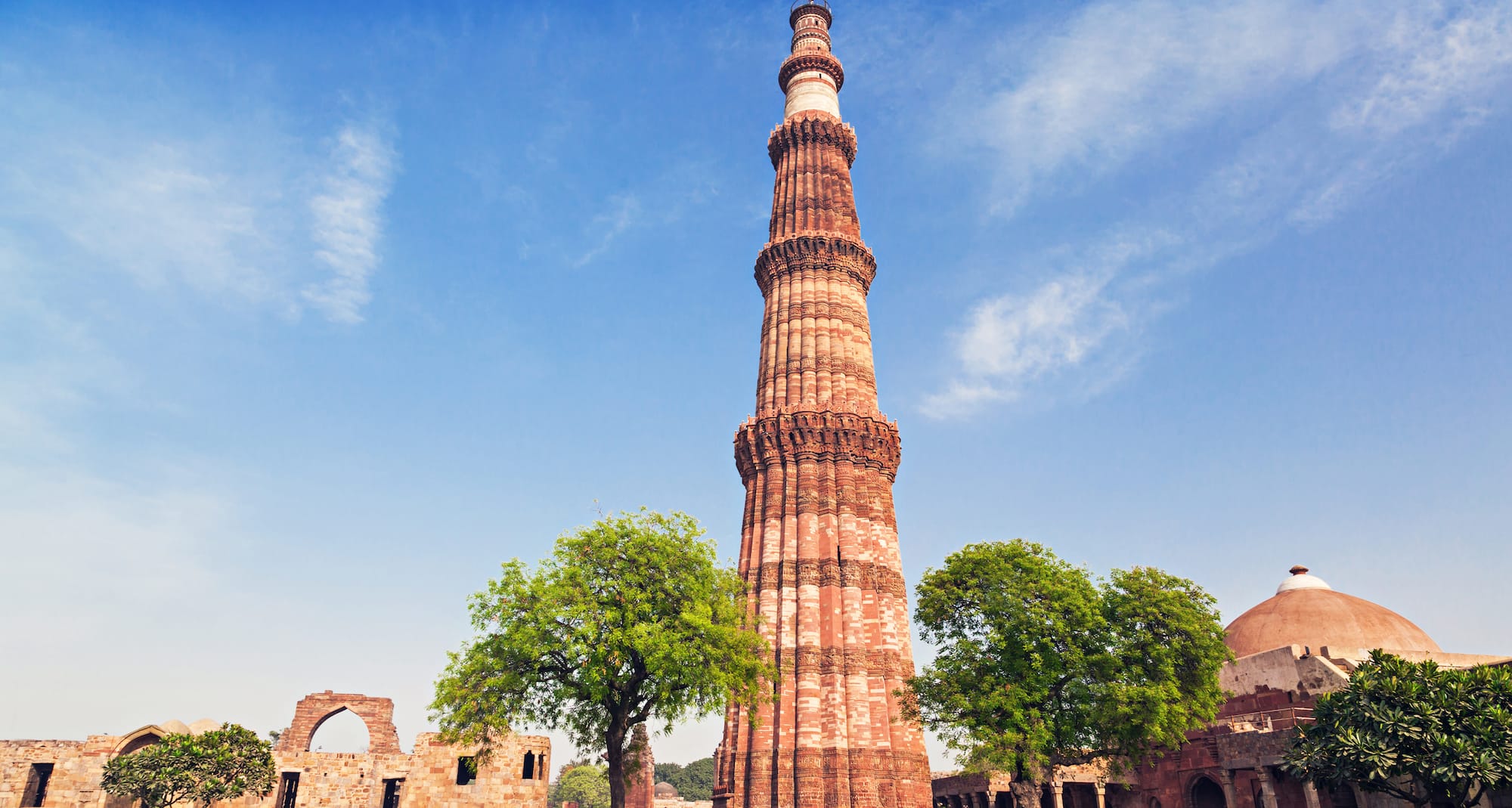 Second-tallest brick minaret in the world, Qutab Minar