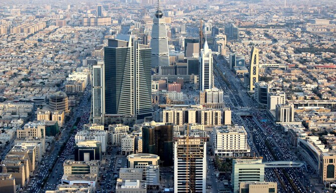 صفحات الوجهة، منظر جوي لمدينة الرياض