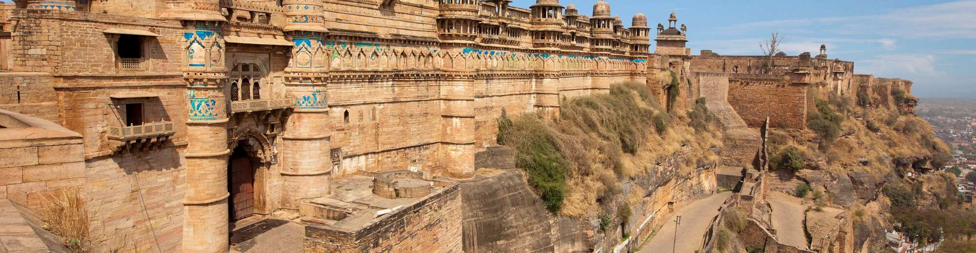 Reisemålssider – Gwalior fort i Gwalior