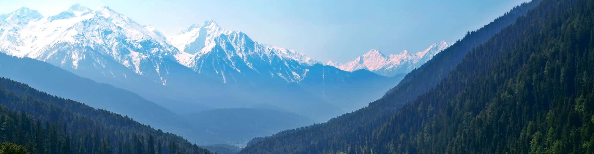 Páginas de destino - Pahalgam, India