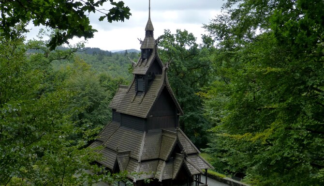 Blog images - 2025 VOL 2 - Fantoft stave church in Bergen Norway