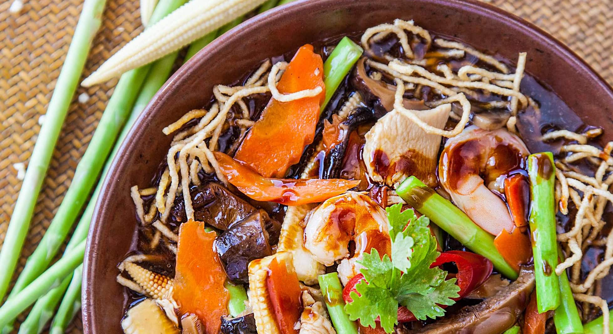 أطباق مُعدّة بطريقة القلي السريع