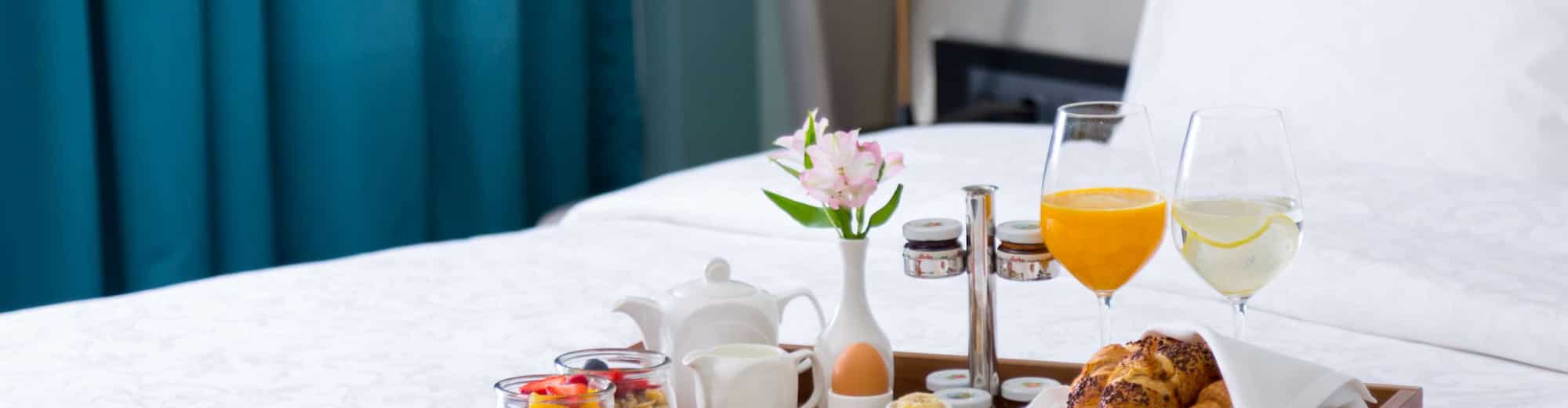 Room service - breakfast in bed