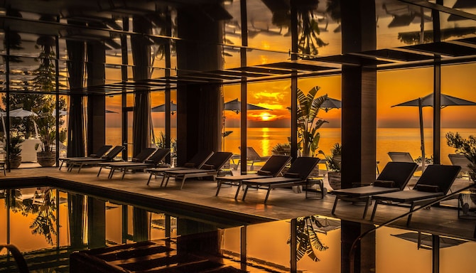 Grand Hotel Brioni Pula, A Radisson Collection Hotel - Gemma di Brioni wellnesscenter - solnedgång