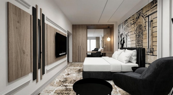 Hotel Galaxy Timisoara, a member of Radisson Individuals - Premium Room City View and Standard Room