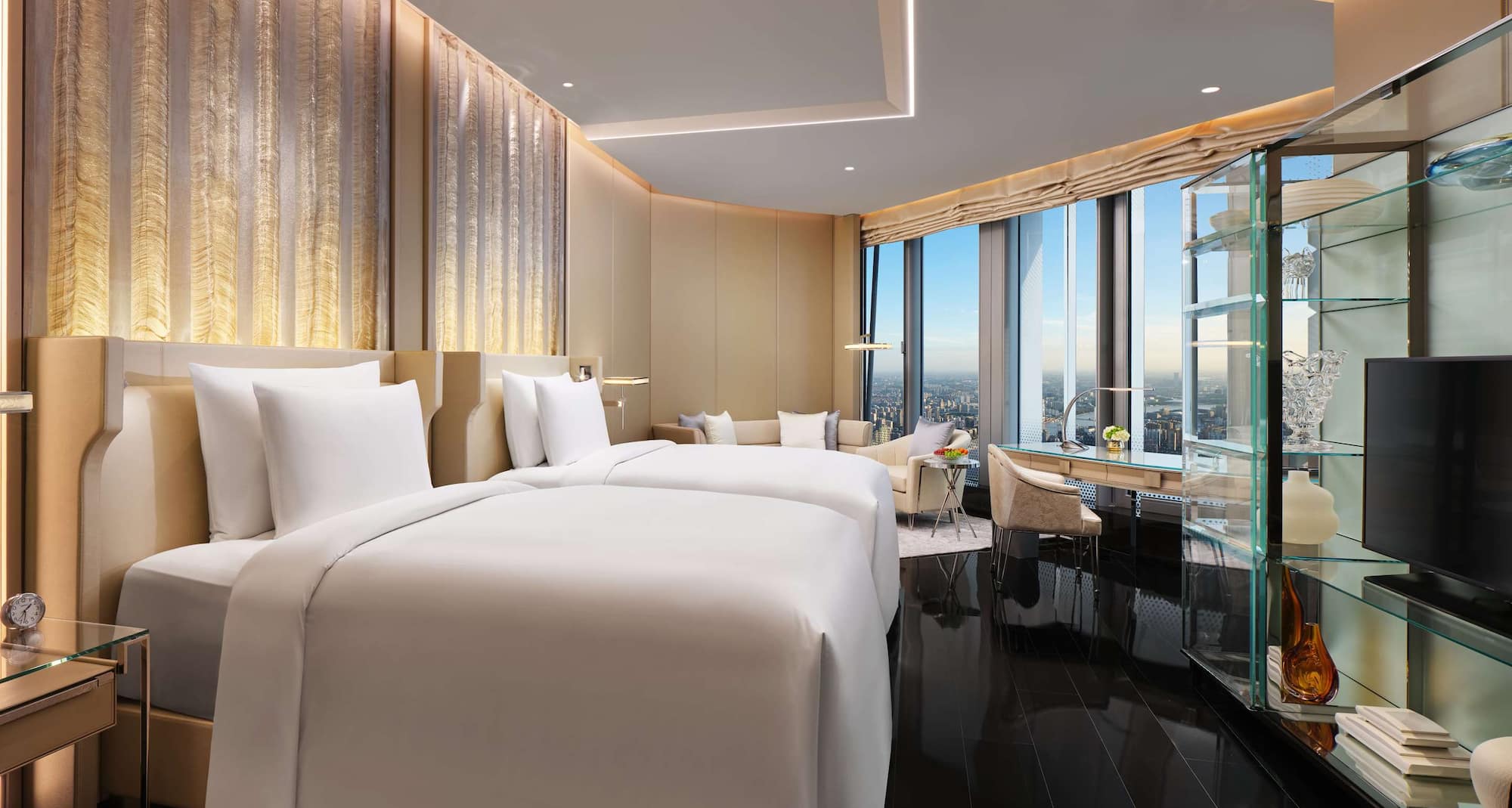 上海中心J酒店 - J Hotel Shanghai Tower - Premium Stateroom and Stateroom - Modern Style Twin Room