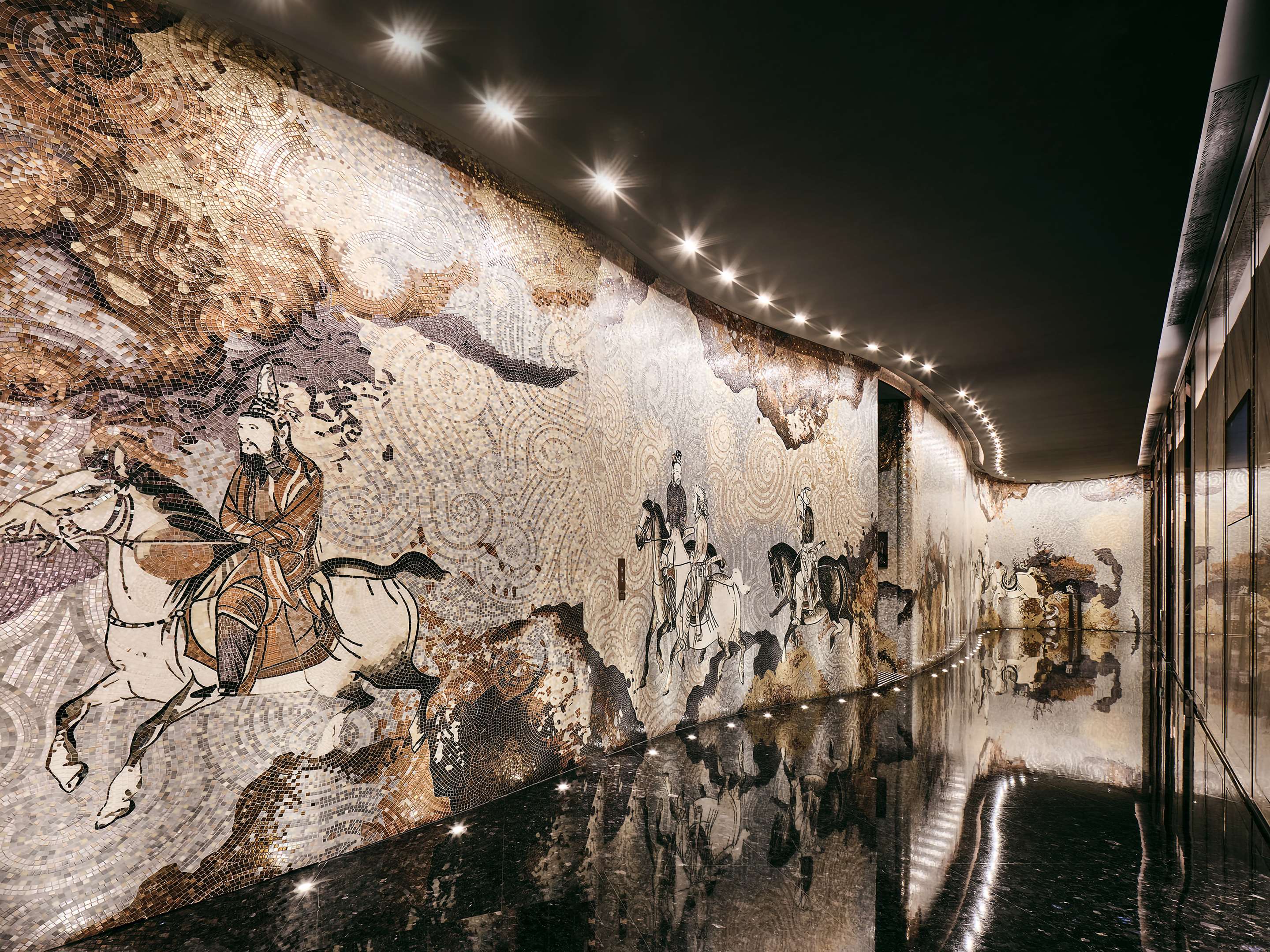 上海中心J酒店 - J Hotel Shanghai Tower - 120F Heavenly Jin Restaurant Mural