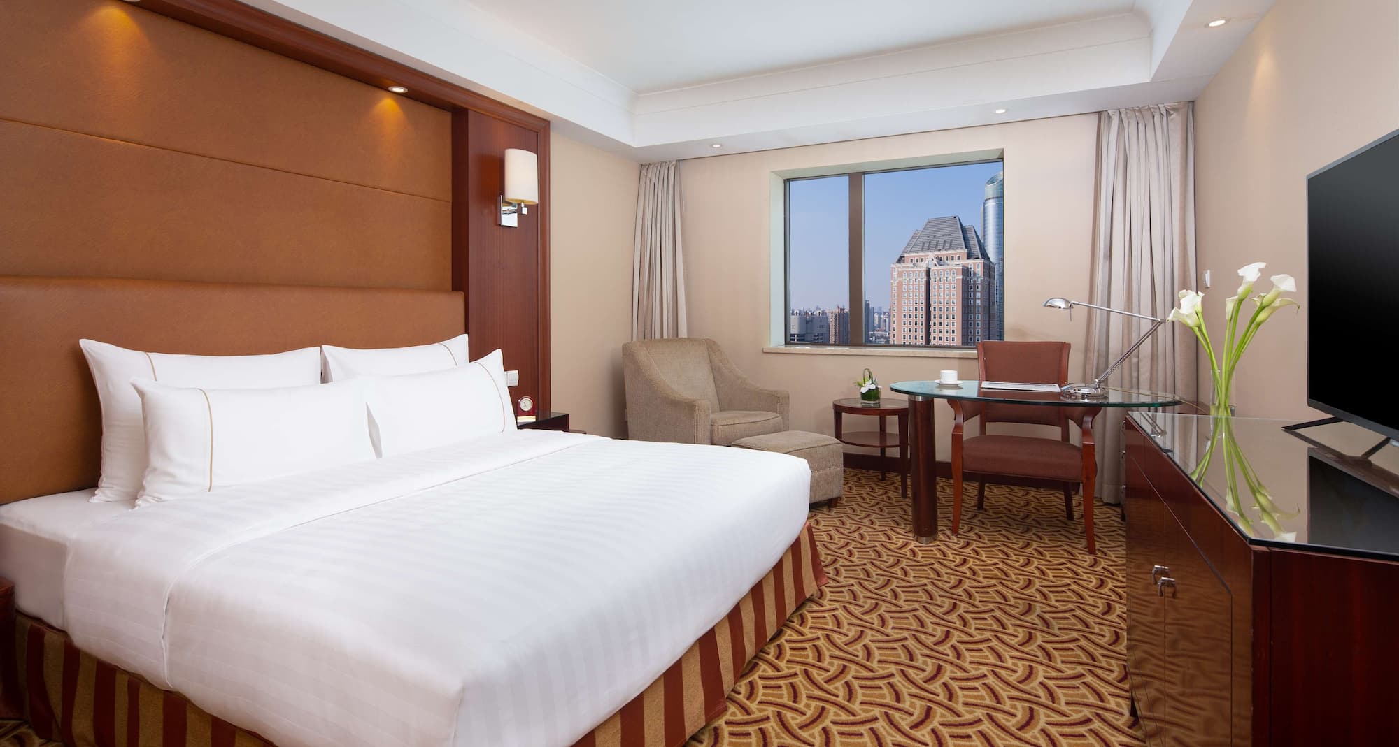 上海建国宾馆 - Jianguo Hotel Shanghai - Deluxe King Room