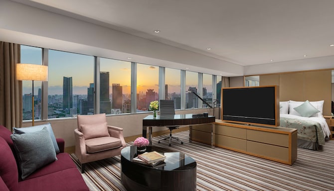 上海新锦江大酒店 - Jin Jiang Tower, Shanghai - 客房/住宿